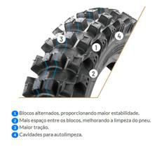 Pneu Borilli B007 Infinity 120/100-18 Exc Soft Traseiro