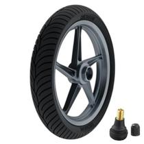 Pneu Burgman 125 Smart 125 Joy 125 Scooter 130/60-13 Hb37 60p Rinaldi + Bico Tr412