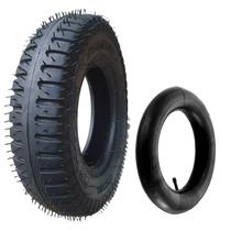 Pneu Carretinha Cadeira Motorizada Kit 375-8 4 Lonas + Camara Ar Mj-8 Novo