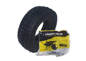 Pneu Carrinho Carga Armazem 6x2 + Câmara De Ar 6x2