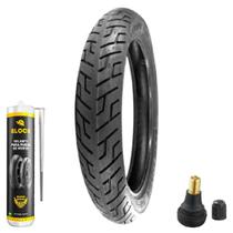 Pneu Cbx 200 Strada Dafra Apache 100/90-18 Mt65 Traseiro Pirelli + Selante + Bico