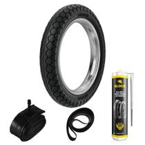 Pneu Cg 125 Cg 150 Ybr 125 Yes 125 275-18 48p Pd29 Rinaldi + Câmara + Cinta + Selante