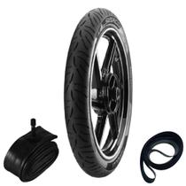 Pneu Cg 125 Cg 150 Ybr 125 Yes 125 275-18 48p Super City Pirelli + Cinta + Câmara