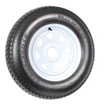 Pneu de reboque eCustomrim ST205/75D15 Load C 5 Lug 15" Branco Pneu de reboque eCustomrim ST205/75D15 Load C 5 Lug 15" Branco