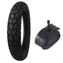 Pneu Dianteiro Bros 125/150 Crosser 90/90-19 + Camara De Ar