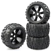 Pneu e aros de caminhão RC Aimrock 17 mm Hex para 1/8 Kraton 1/10 Maxx E-Revo