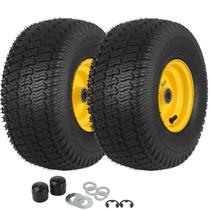 Pneu e roda 15x6-6 GICOOL sem câmara, 4 lonas, cubo com offset de 3"