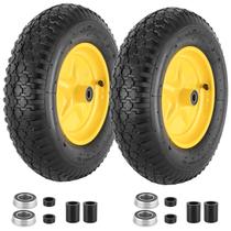 Pneu e roda CMOOD 4.80/4.00-8 16" pneumático, kit com 2 unidades Pneu e roda CMOOD 4.80/4.00-8 16" pneumático, kit com 2 unidades