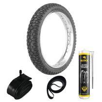 Pneu Falcon 400 Xt 660 R 460-17 Traseiro 62r Wh21 Rinaldi + Camara + Cinta + Selante