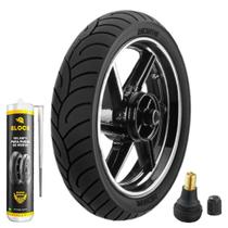 Pneu Honda Cg 160 100/80-18 53p Tl Hb37 Rinaldi + Selante + Bico