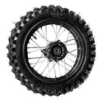 Pneu Julymoda 80/100-12" Roda Traseira para Moto Off-Road