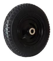 Pneu Maciço PU Carrinho Mão Construção Completo 3.25-8 Eixo 1 Polegada Preto Pneu Maciço PU Carrinho Mão Construção Completo 3.25-8 Eixo 1 Polegada Preto