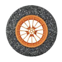 Pneu Maciço Tramontina Borracha Roda Laranja p/ Carrinho Mão