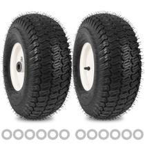 Pneu para Cortador de Grama phepetroll 15x6x6 4 Camadas Sem Câmara 2 Unidades