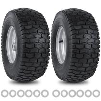 Pneu para cortador de grama phepetroll 15x6x6, 4 lonas, kit com 2 unidades