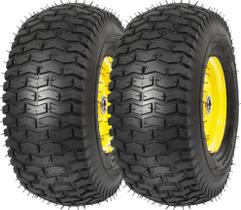 Pneu para cortador de grama RONPOW 16x6.50-8 sem câmara, kit com 2 unidades Pneu para cortador de grama RONPOW 16x6.50-8 sem câmara, kit com 2 unidades