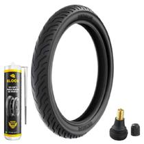 Pneu Pop 100 Biz 125 60/100-17 33l Tl Ss48 (F) Rinaldi + Selante + Bico