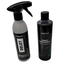 Pneu Pretinho Concentrado Vintex e Delet Vonixx 2 x 500ml Pneu Pretinho Concentrado Vintex e Delet Vonixx 2 x 500ml