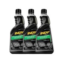 Pneu Pretinho Revitalizador de Pneus Indy 500ml kit 3 unid