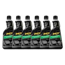 Pneu Pretinho Revitalizador de Pneus Indy 500ml kit 6 unid