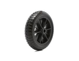 Pneu Pu Maciço Roda Carrinho 240x55 Eixo 22mm