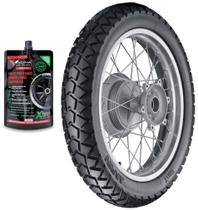 PNEU TRAIL 130/80-18 VIPAL TR300 TT 66S + SELANTE XTIRE -XRE300 TENERE lander 250