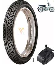 Pneu Traseiro Sundown Web 100 90/80-16 Maggion Street e Câmara de Ar Pneu Traseiro Sundown Web 100 90/80-16 Maggion Street e Câmara de Ar