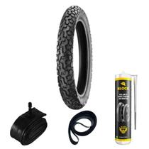 Pneu Xre 300 90/90-21 K280 Trail On Off Kenda + Câmara + Cinta + Selante