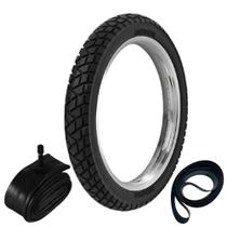 Pneu Xre 300 Falcon 400 Xtz 250 Lander 90/90-21 54s R34 Rinaldi + Camara + Cinta Pneu Xre 300 Falcon 400 Xtz 250 Lander 90/90-21 54s R34 Rinaldi + Camara + Cinta