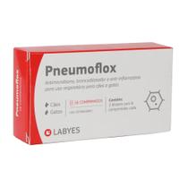 Pneumoflox com 16 Comprimidos - para Cães e Gatos Labyes
