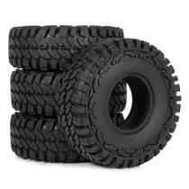 Pneus 1/10 RC Crawler 1.9 Rubber 114x42mm para Gen7 Gen8 SCX10