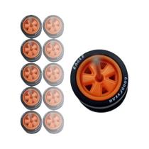 Pneus De Borracha Destacáveis Para Carros Em Miniatura Escala 1/64 Cinco Raios 10.7mm Conjunto De 5