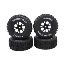 Pneus De Caminhão De Curso Curto 110mm 4pçs YSIDO Com Roda Hexagonal 12mm Para Carros RC Slash Arrma Pneus De Caminhão De Curso Curto 110mm 4pçs YSIDO Com Roda Hexagonal 12mm Para Carros RC Slash Arrma