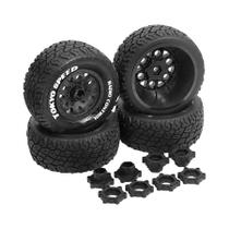 Pneus De Caminhão Para Curso Curto 4pcs 12mm Hex Para Carro RC 110 Slash Arrma Senton HuanQi 727 Pneus De Caminhão Para Curso Curto 4pcs 12mm Hex Para Carro RC 110 Slash Arrma Senton HuanQi 727