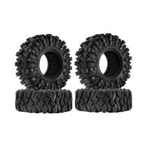 Pneus De Roda Para Crawler RC De Terreno Lamacento 1.9 Polegadas 110x38mm, 4 Peças Para Axial SCX10