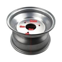 Pneus E Rodas ATV De 7 Polegadas 16x8.00-7 Com Aro Prata E Preto, 34 Furos, Pneus a Vácuo Para
