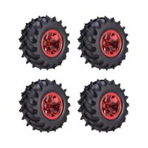 Pneus e Rodas RC 12mm para Monster Truck - 120mm, 125mm e 130mm (4 peças)