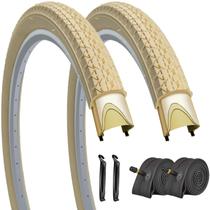 Pneus e tubos para bicicletas SIMEIQI Cruiser Beach 26x2.125 Cream Pneus e tubos para bicicletas SIMEIQI Cruiser Beach 26x2.125 Cream