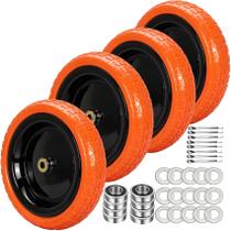 Pneus Sólidos Antifuro Pontuss 13" com Rolamentos 5/8" Pneus Sólidos Antifuro Pontuss 13" com Rolamentos 5/8"