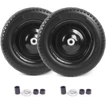 Pneus sólidos sem ar AR-PRO 14,5" para carrinho de mão, kit com 2 unidades Pneus sólidos sem ar AR-PRO 14,5" para carrinho de mão, kit com 2 unidades