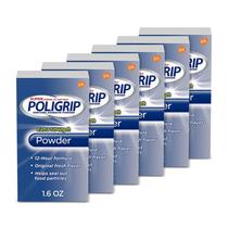 Pó adesivo para próteses dentárias Poligrip Extra Strength 50mL (x6)