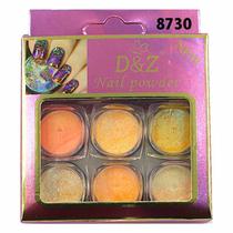 Pó asa de borboleta para decoração alaranjados