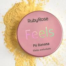 Pó Banana Efeito Aveludado FEELS Ruby Rose Maquiagem HB850