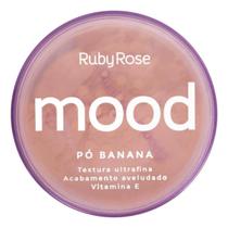 Pó Banana Facial Acabamento Aveludado Mood Ruby Rose - Melu Ruby Rose