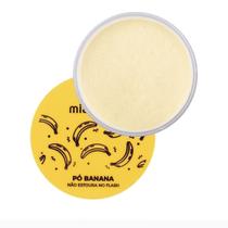 Pó Banana Finalizador Mia Make Efeito Porcelana Maquiagem