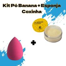 Po Banana Power Finalizador de Maquiagem Acabamento Matte + Esponja Coxinha