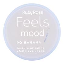 Pó Banana Ruby Rose Feels Mood Efeito Aveludado Ultrafino