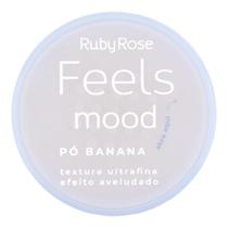 Pó Banana Ruby Rose Feels Mood Efeito Aveludado Ultrafino