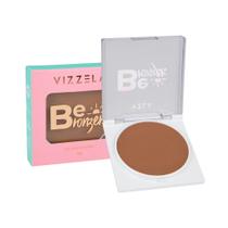 Pó Bronzeador Compacto Vizzela Be Bronzer Acabamento Acetinado Aveludado 9g