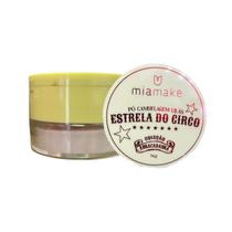 Pó Camuflagem Facial Lilás Estrela Textura Fina Mia Make 14g